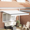 Vidaxx parasol pliant blanc 350 x 250 cm tissu et aluminium