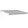 Vidaxx parasol pliant gris clair 350 x 250 cm en tissu