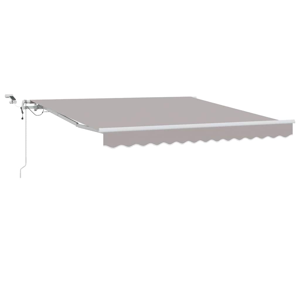 Vidaxx parasol pliable gris clair 350 x 250 cm