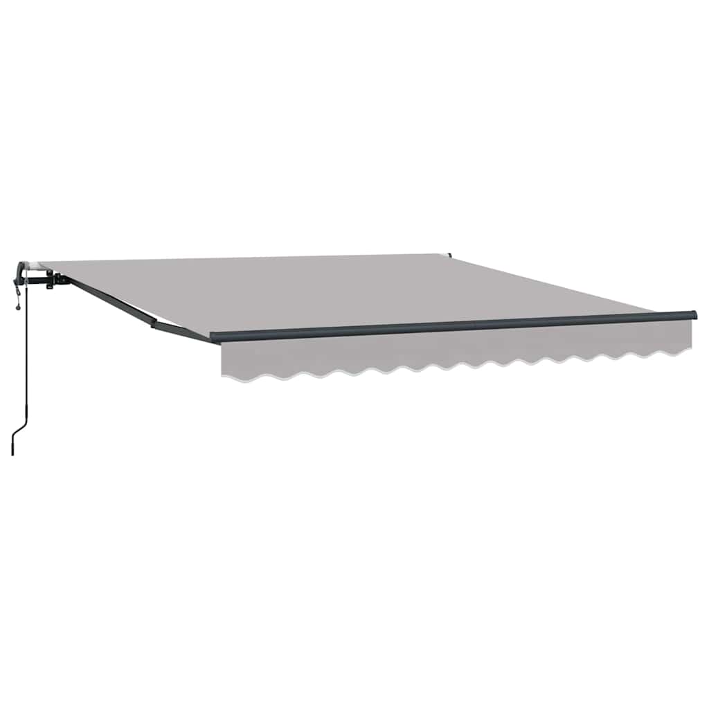 Vidaxx parasol pliable gris clair 350 x 250 cm