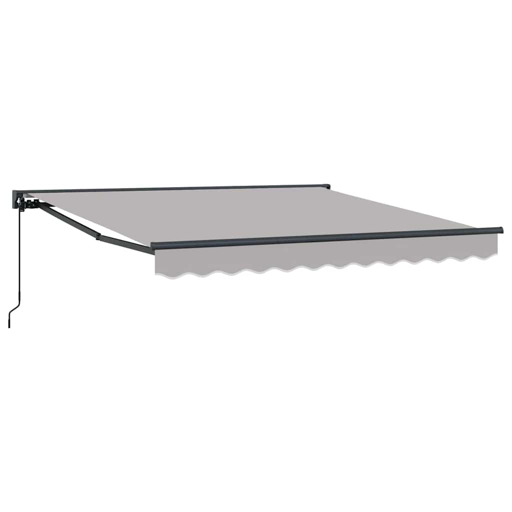 Vidaxx parasol pliable gris clair 350 x 250 cm