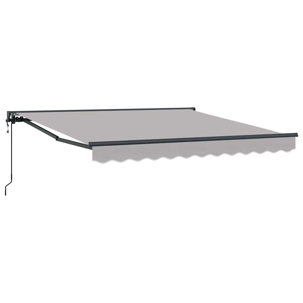 Vidaxx parasol pliable gris clair 350 x 250 cm