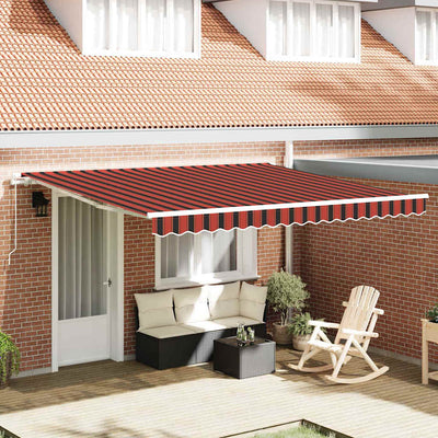 Vidaxx parasol pliant orange et marron 400 × 300 cm