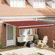 Vidaxx parasol pliant orange et marron 400 × 300 cm