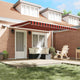 Vidaxx parasol pliant orange et marron 400 × 300 cm
