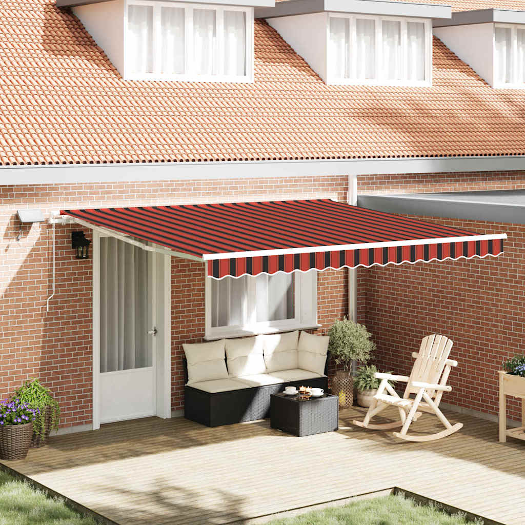 Vidaxx parasol pliant orange et marron 400 × 300 cm