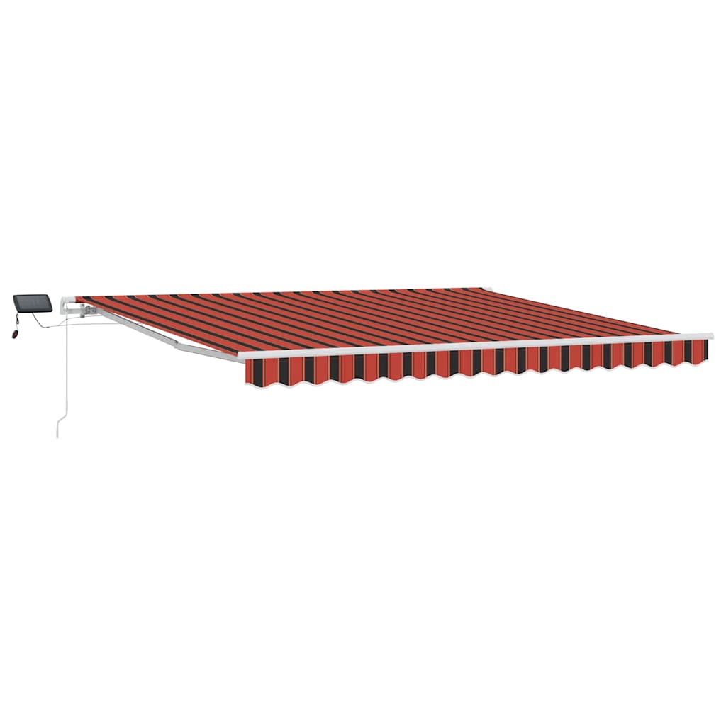 Vidaxx parasol pliant orange et marron 400 × 300 cm
