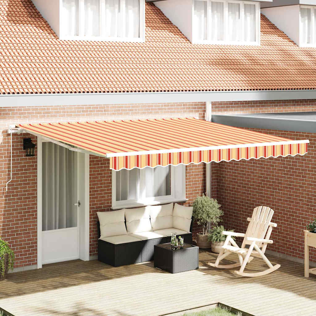 Vidaxx parasol pliable jaune et orange 400 × 300 cm