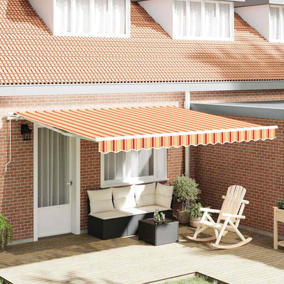 Vidaxx parasol pliable jaune et orange 400 × 300 cm