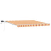 Auvent pliant Vidaxx avec tissu jaune et orange 400 × 300 cm