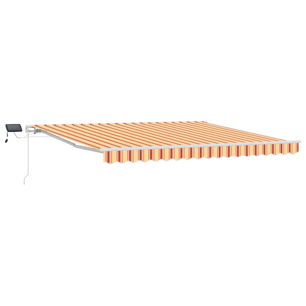 Auvent pliant Vidaxx avec tissu jaune et orange 400 × 300 cm