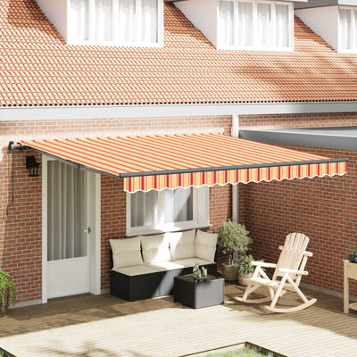 Vidaxx parasol pliable jaune et orange 400 × 300 cm