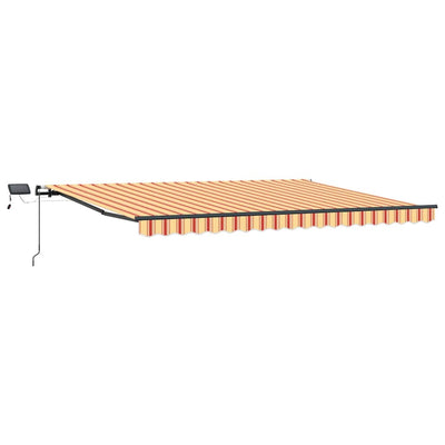 Vidaxx parasol pliant jaune et orange 400 × 300 cm en tissu