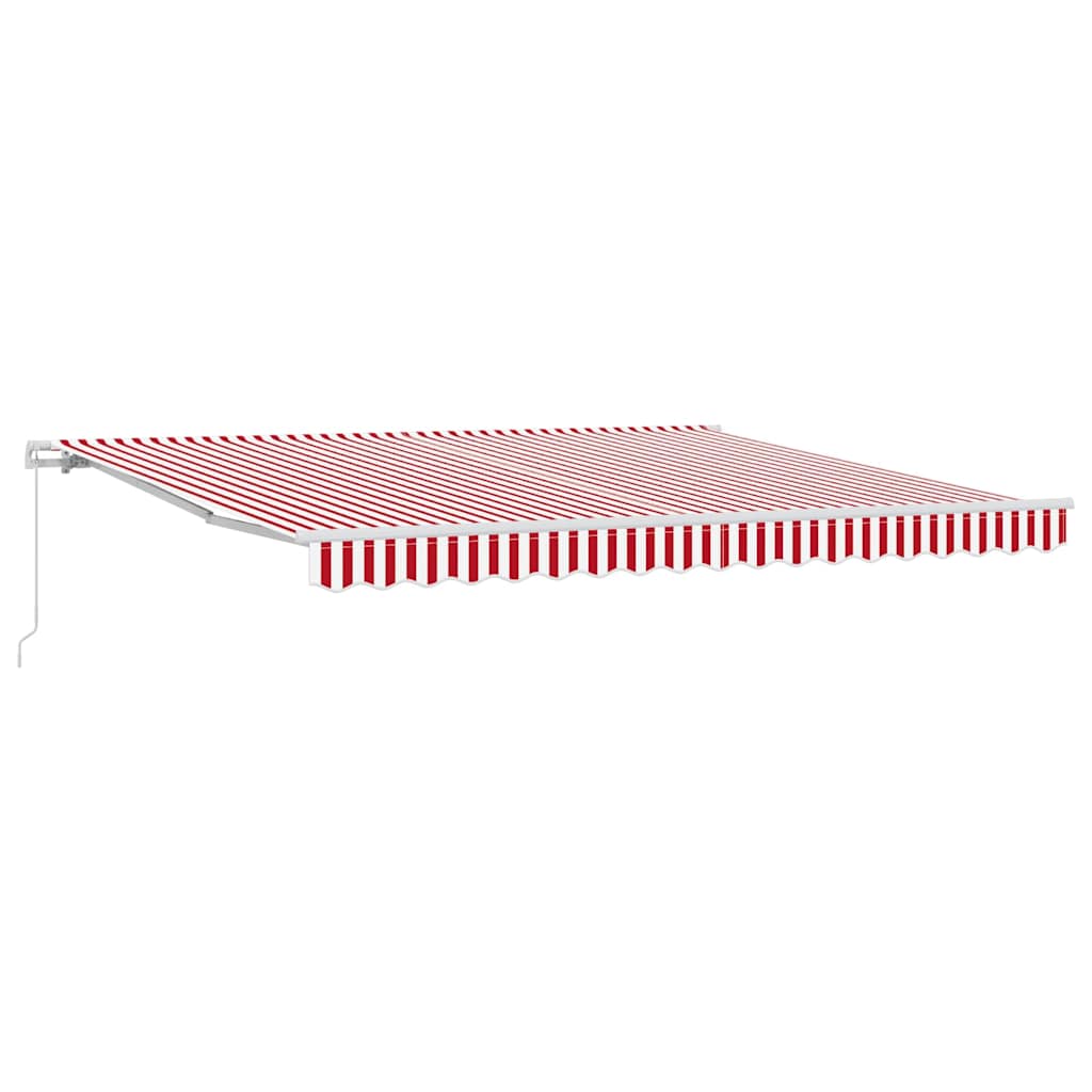 Vidaxx parasol pliant rouge et blanc 400 × 300 cm
