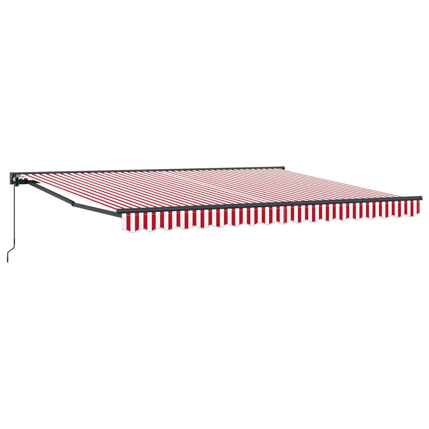 Vidaxx parasol pliant rouge et blanc 400 × 300 cm