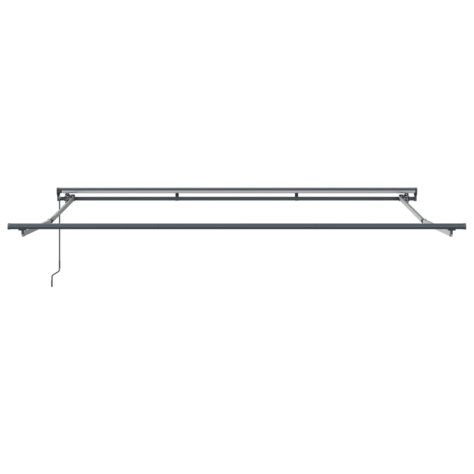 Vidaxx parasol pliant rouge et blanc 400 × 300 cm