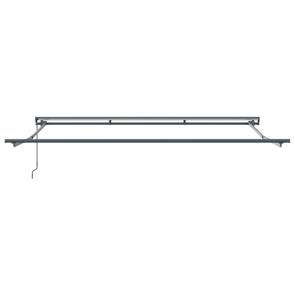 Vidaxx parasol pliant jaune et gris 400 × 300 cm