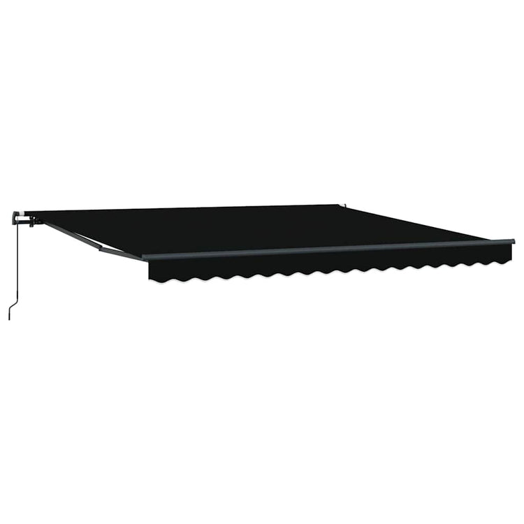 Vidaxx parasol pliant noir 400 × 300 cm polyester et acier