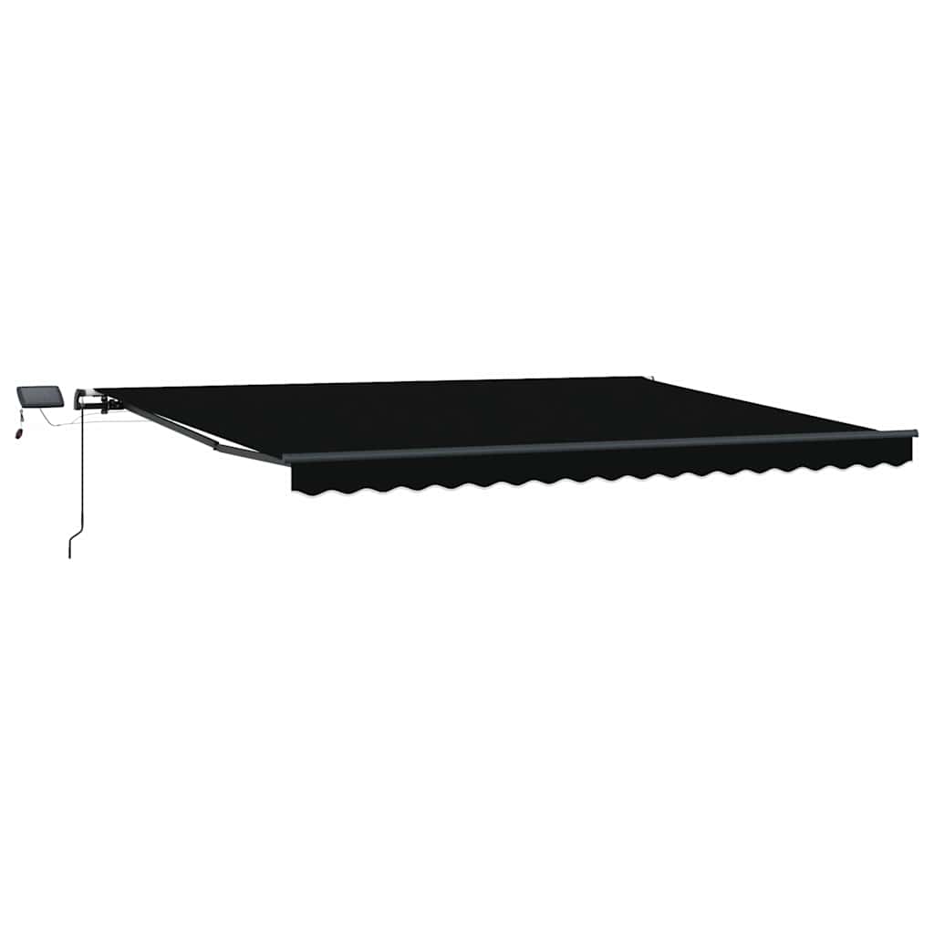 Vidaxx parasol pliant noir 400 × 300 cm en tissu