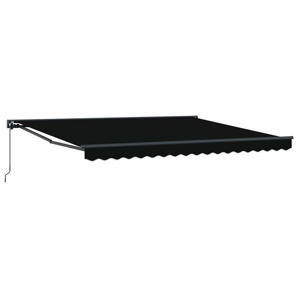 Vidaxx parasol pliant noir 400 × 300 cm polyester et métal