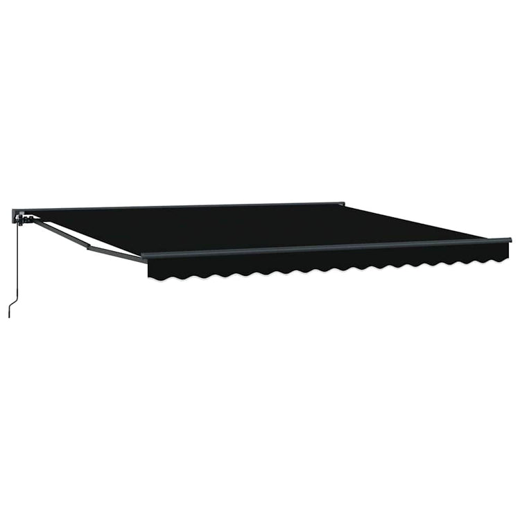 Vidaxx parasol pliant noir 400 × 300 cm polyester et métal