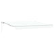 Vidaxx parasol pliant blanc 400 × 300 cm polyester et aluminium