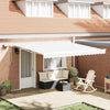 Vidaxx parasol pliant blanc 400 × 300 cm tissu et acier