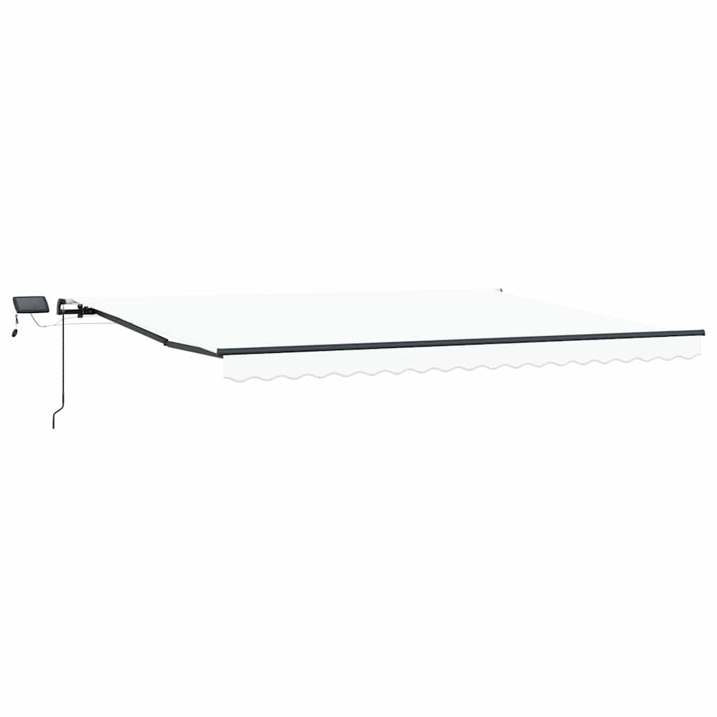 Vidaxx parasol pliant blanc 400 × 300 cm en tissu