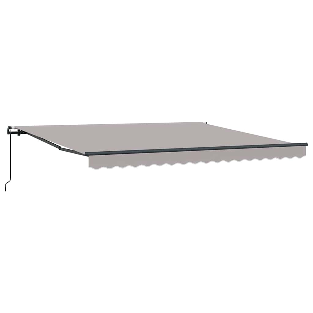 Auvent pliant Vidaxx gris clair 400 × 300 cm