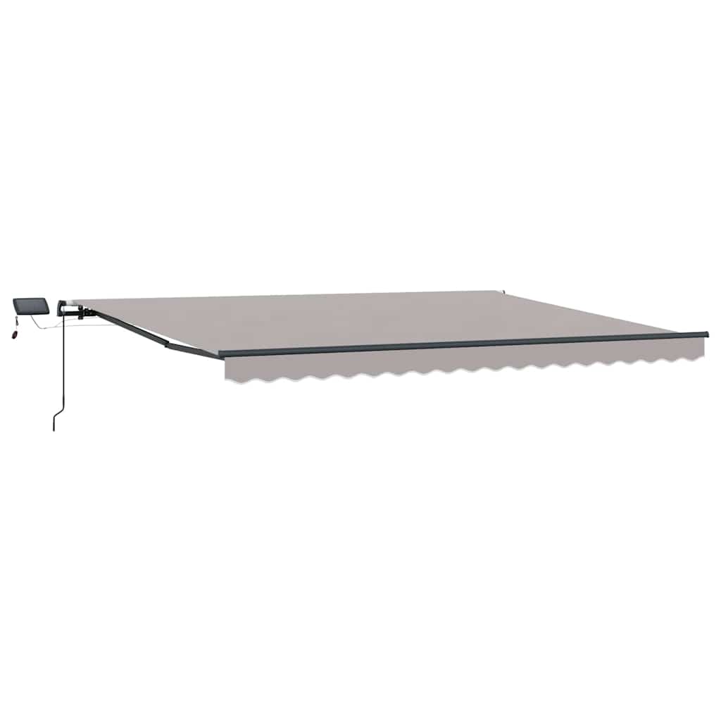 Vidaxx parasol pliant gris clair 400 × 300 cm en tissu