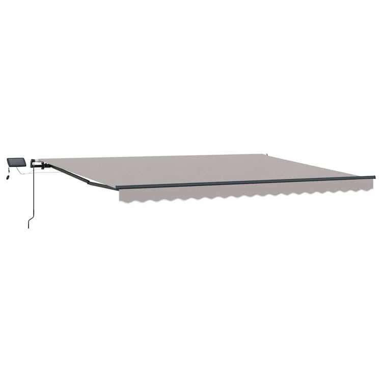 Vidaxx parasol pliant gris clair 400 × 300 cm en tissu