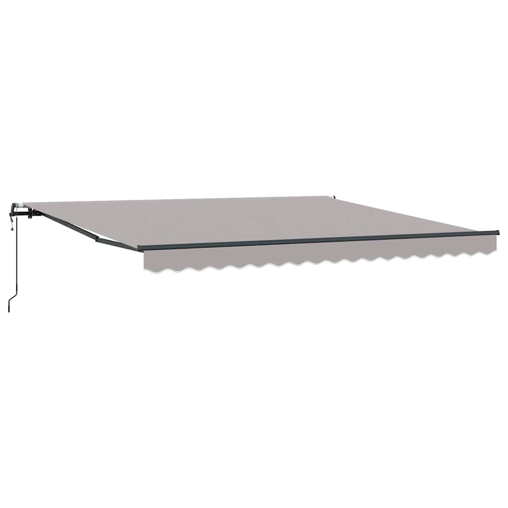 Auvent pliant Vidaxx gris clair 400 × 300 cm