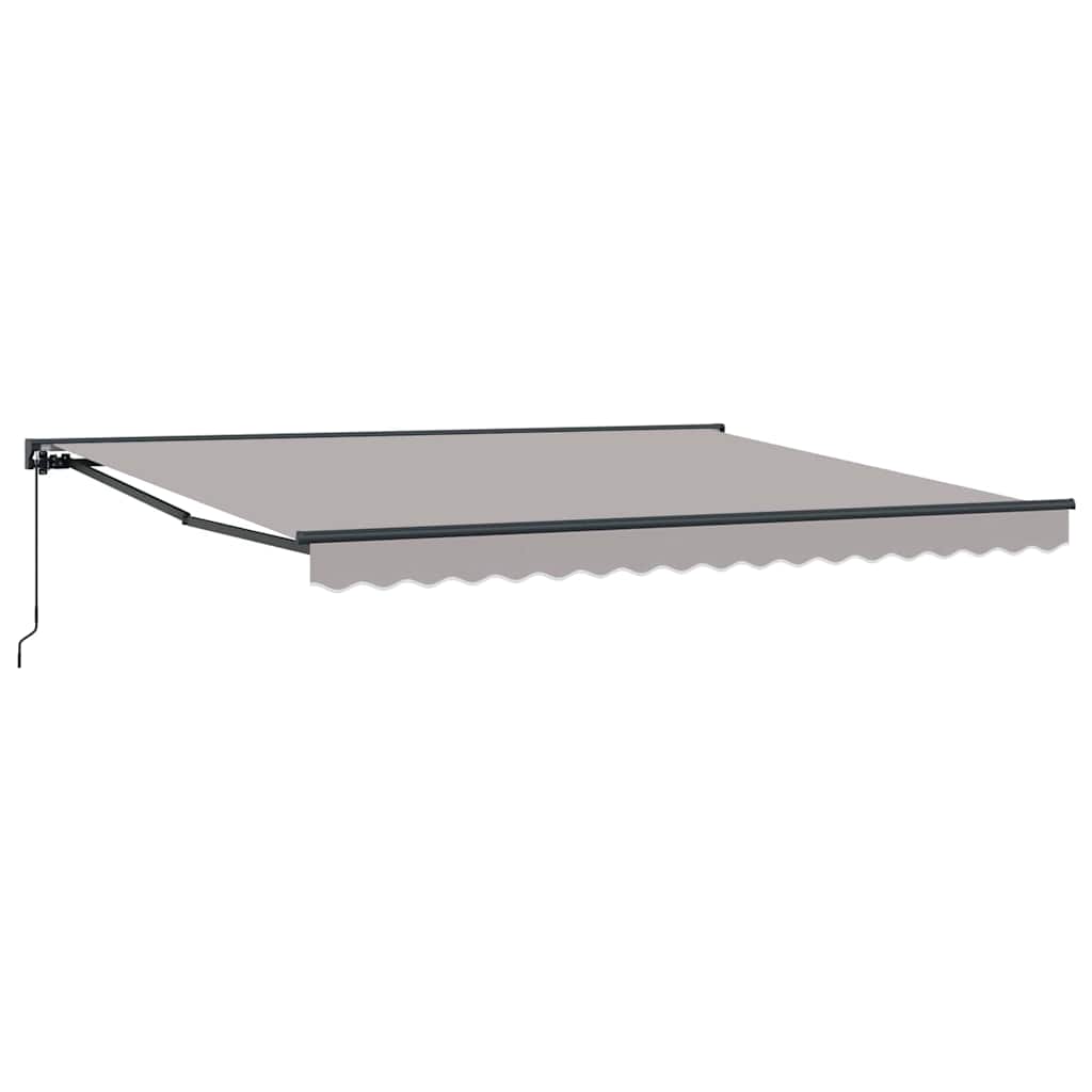 Auvent pliant Vidaxx gris clair 400 × 300 cm