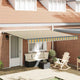 Vidaxx parasol pliable vert et jaune 400 × 300 cm