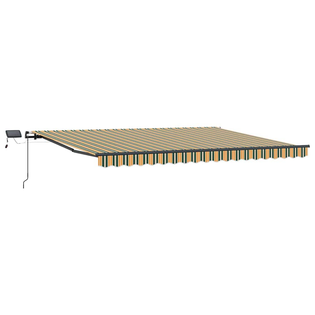 Vidaxx parasol pliant vert et jaune 400 × 300 cm en tissu