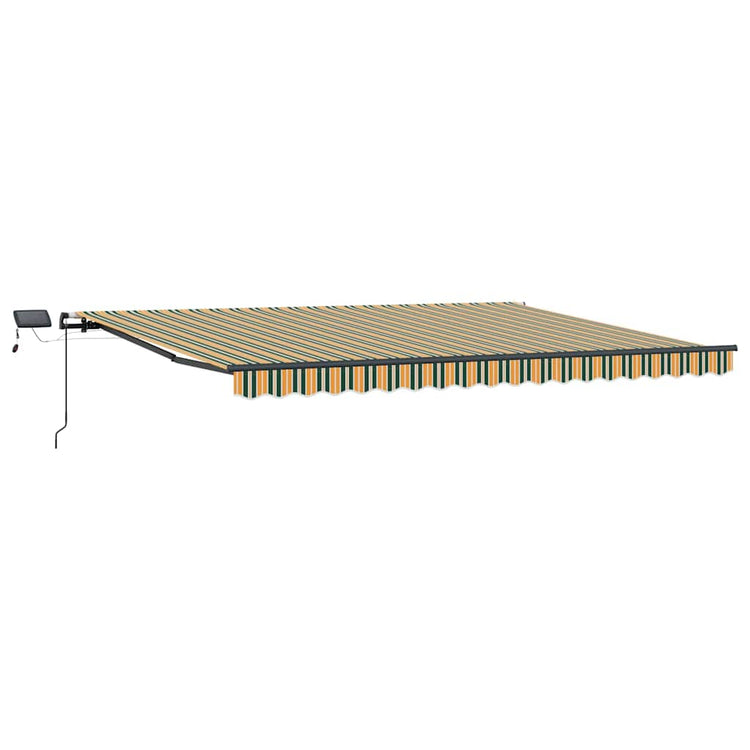 Vidaxx parasol pliant vert et jaune 400 × 300 cm en tissu