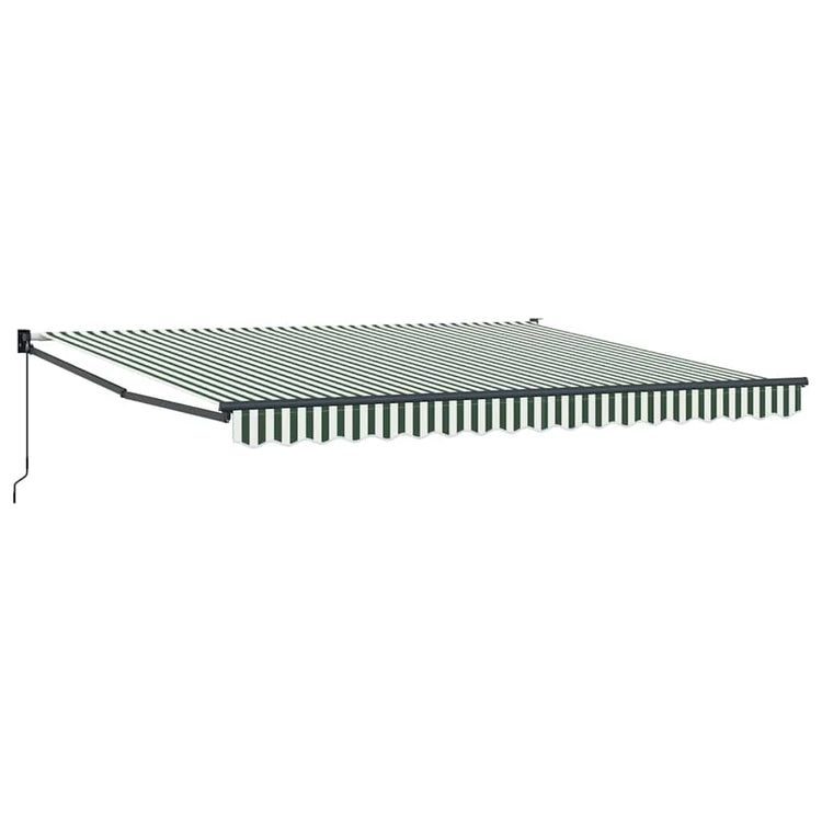 Vidaxx parasol pliant vert et blanc 400 × 300 cm