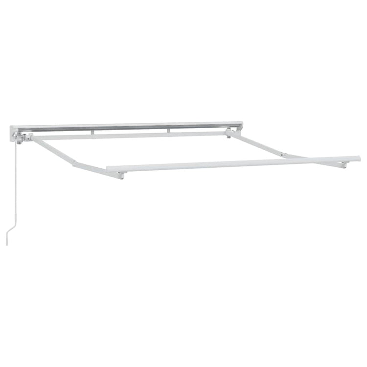 Vidaxxl cadre en soie blanc 2,5 x 2 m en acier thermolaqué