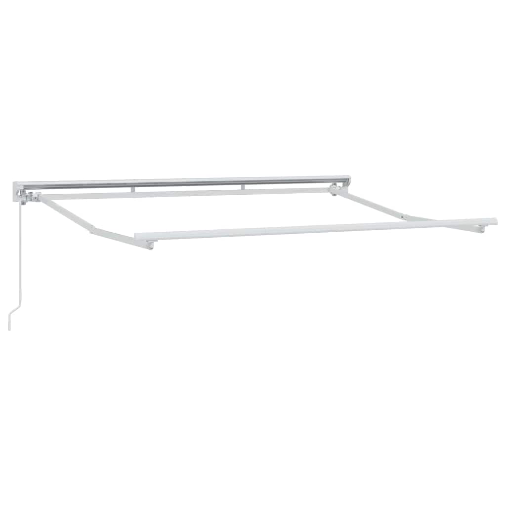 Vidaxxl cadre en soie blanc 3 x 2 m en acier thermolaqué