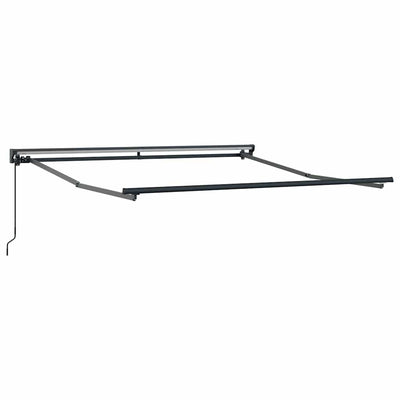 Vidaxxl cadre latéral anthracite 3 x 2,5 m en acier peint par poudrage