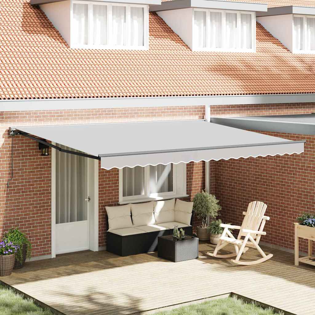 Vidaxxl cadre latéral anthracite 4 × 3 m en acier peint par poudrage