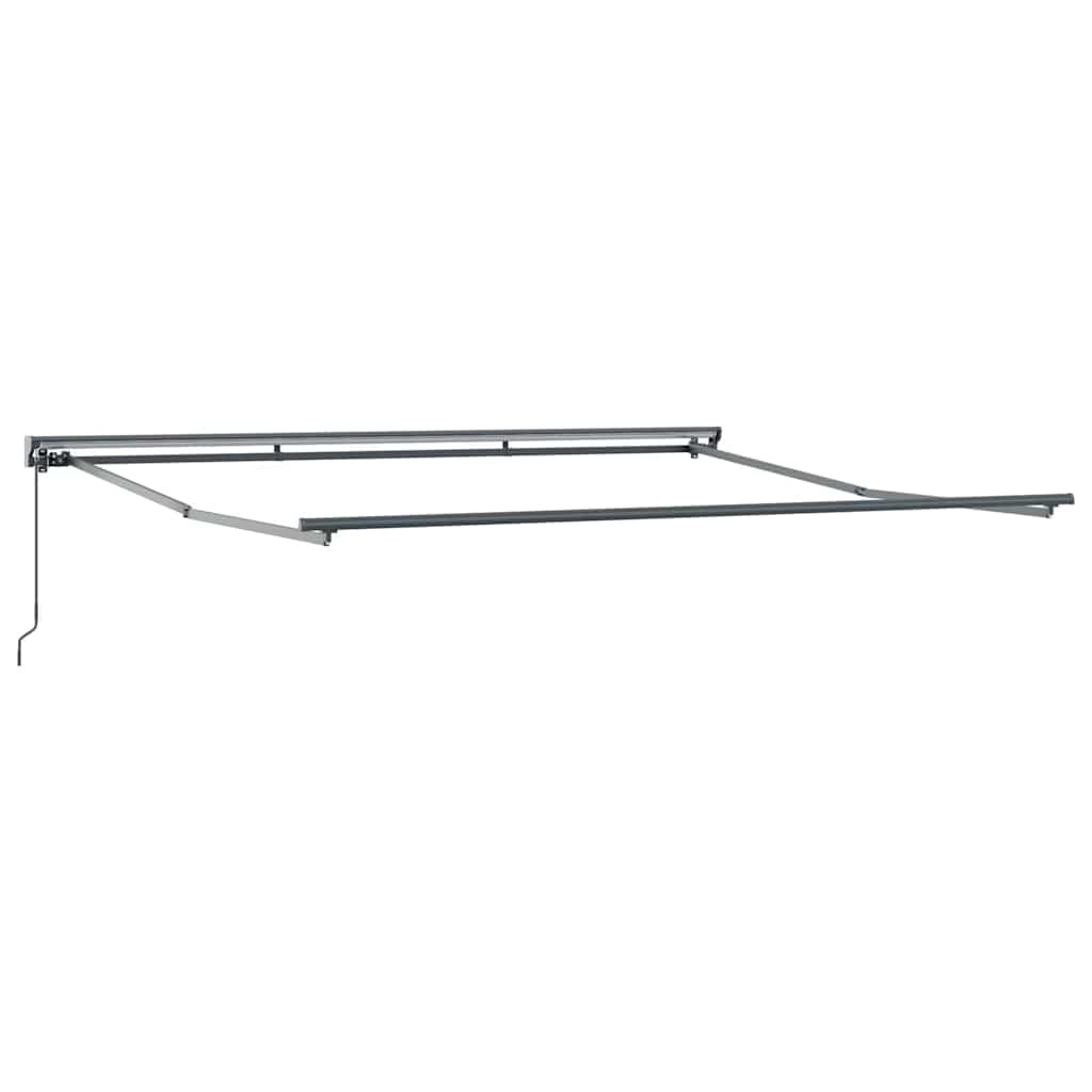 Vidaxxl cadre latéral anthracite 4 × 3 m en acier peint par poudrage