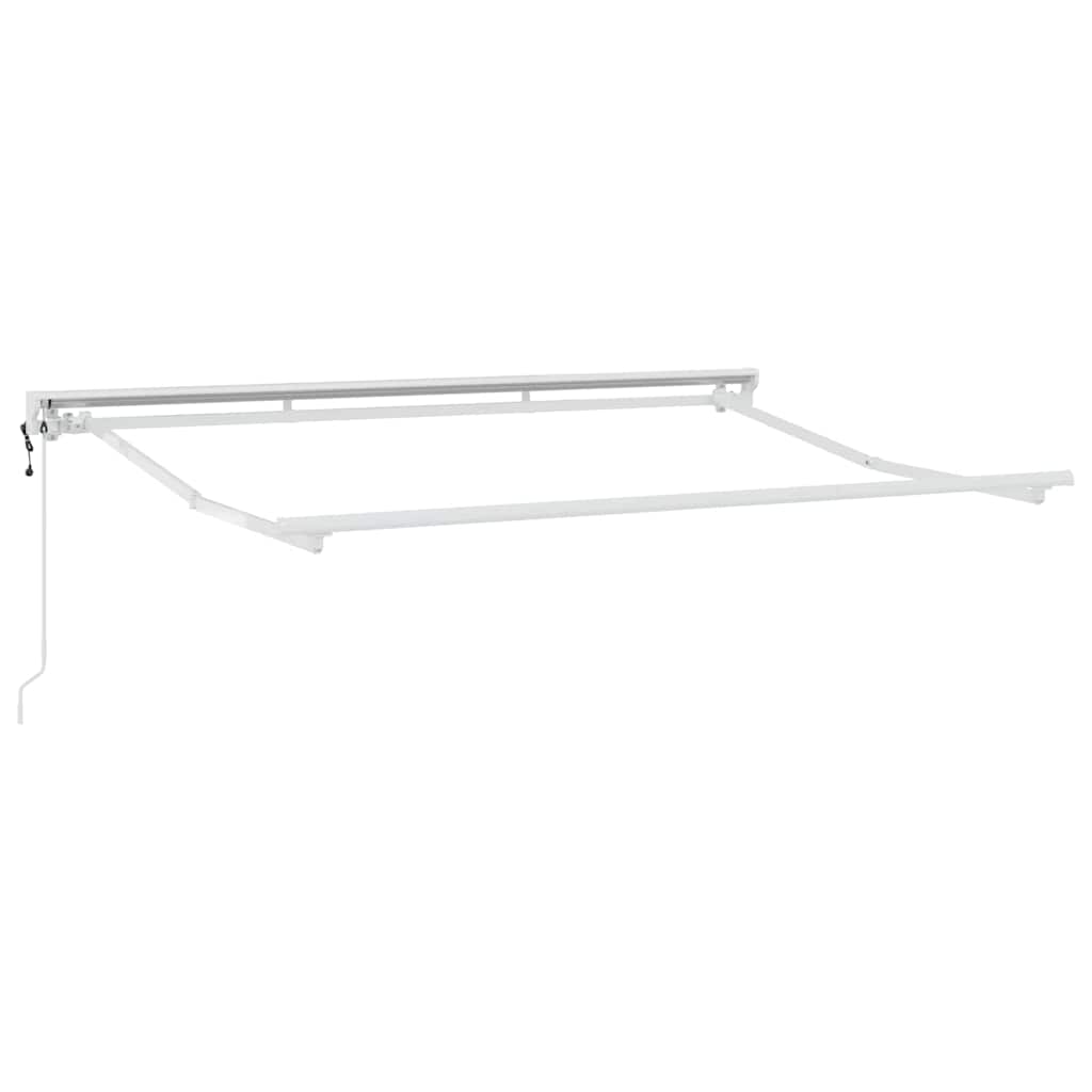 Vidaxxl cadre en soie blanc 3 x 2 m en acier thermolaqué