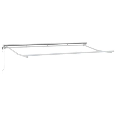 Vidaxxl cadre en soie blanc 4 x 2 m en acier thermolaqué