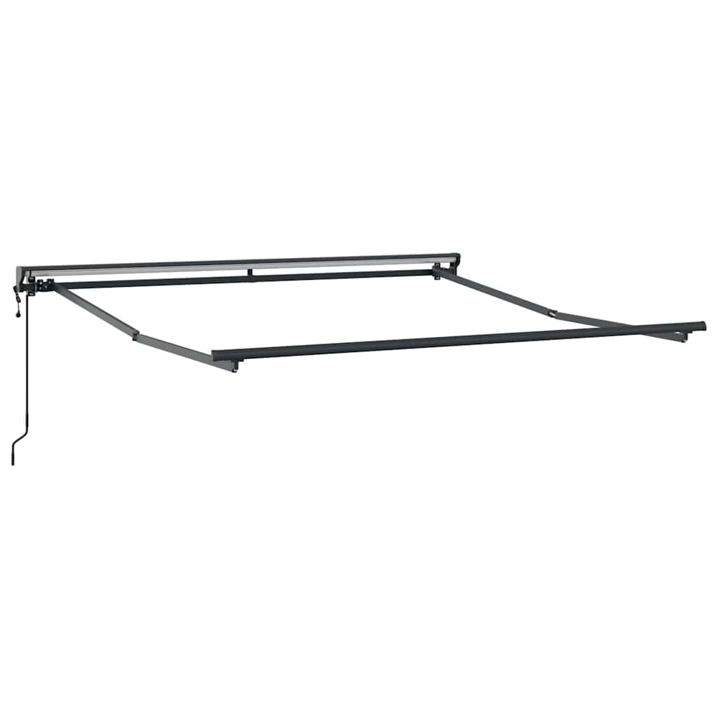 Vidaxxl cadre latéral anthracite 3 x 2,5 m en acier peint par poudrage