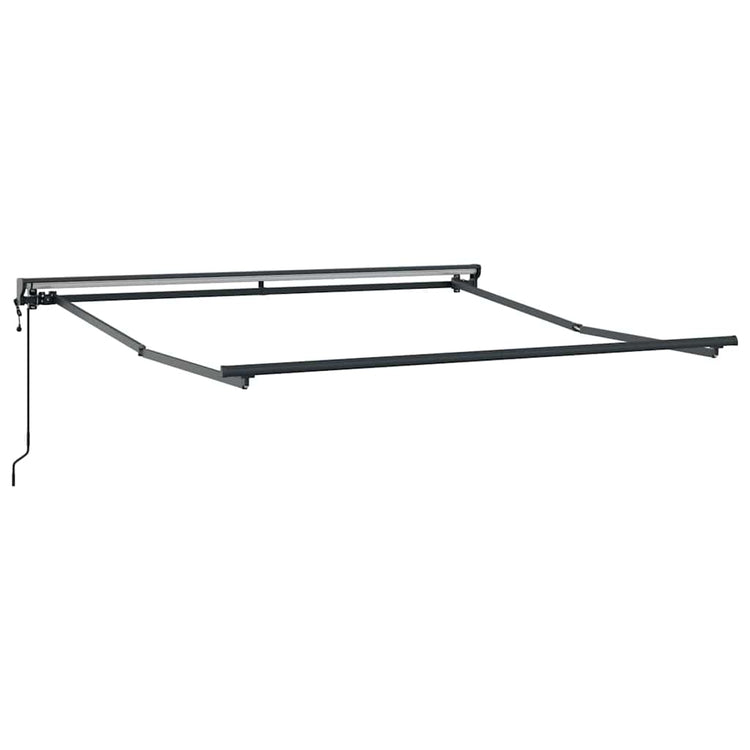 Vidaxxl cadre latéral anthracite 3 x 2,5 m en acier peint par poudrage