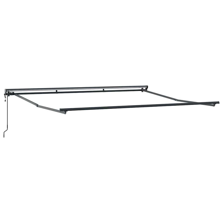 Vidaxxl cadre latéral anthracite 4 × 3 m en acier peint par poudrage