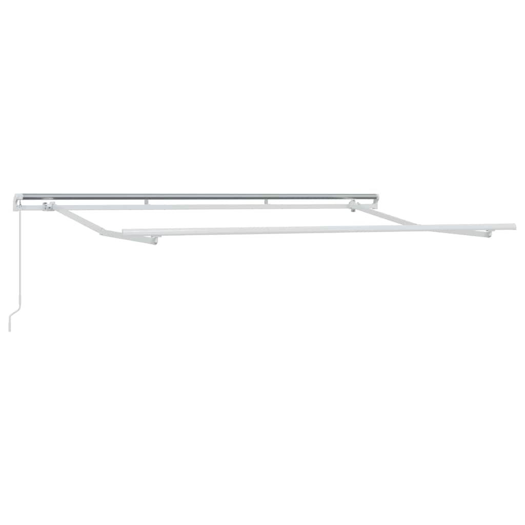 Vidaxxl cadre en soie blanc 3,5 x 2 m métal