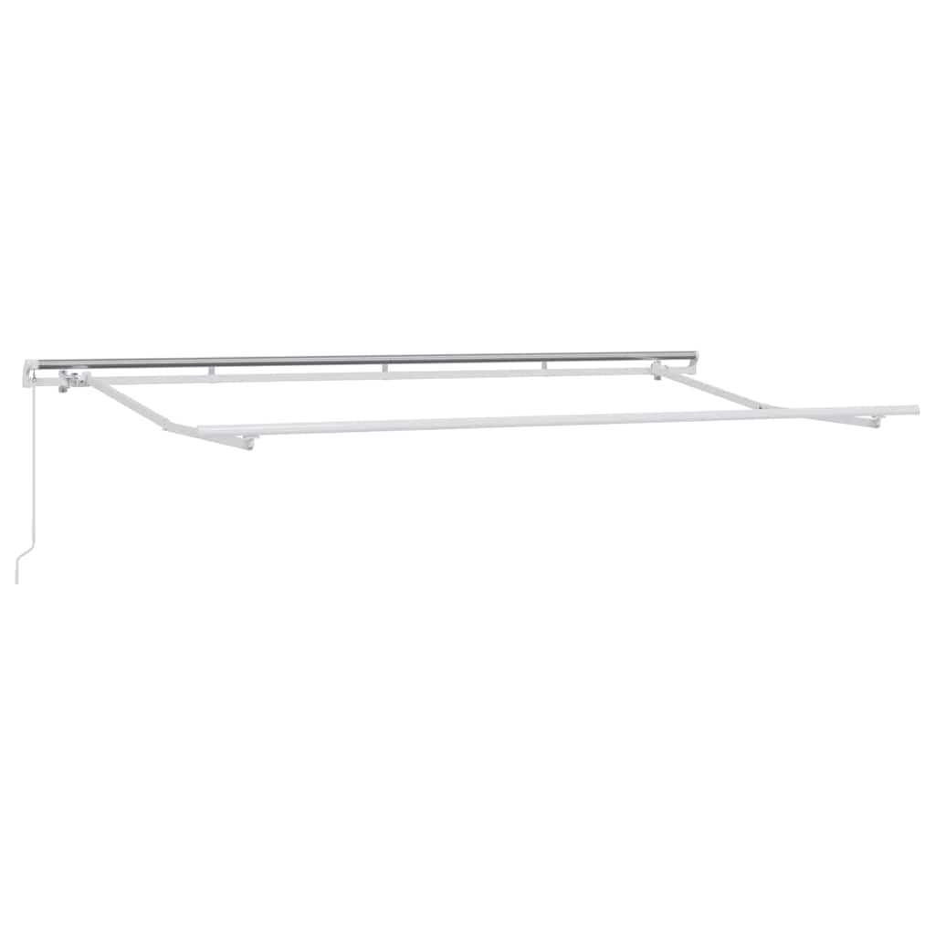 Vidaxxl cadre en soie blanc 4 x 2 m métal