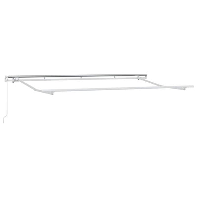 Vidaxxl cadre en soie blanc 4 x 2 m métal